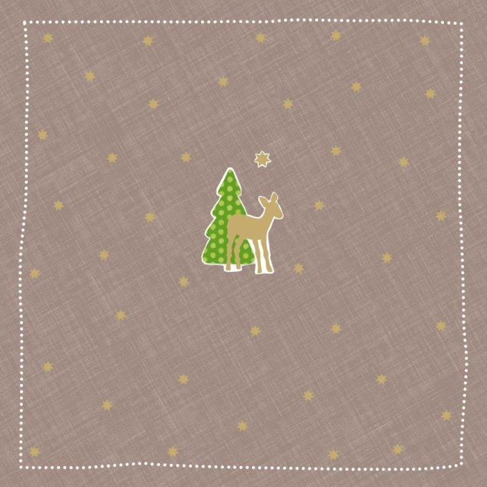 Tovaglioli di carta Bambi-piccolo-taupe
