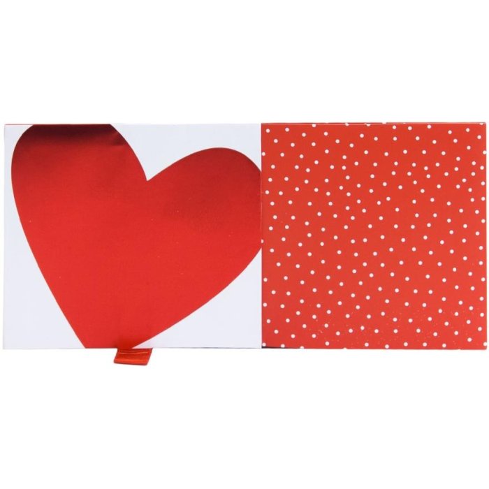 Busta denaro cuore rosso
