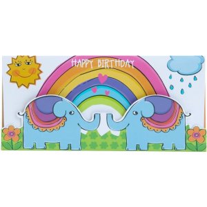 Artebene Busta porta soldi bambini-arcobaleno