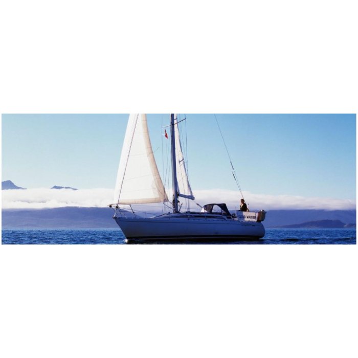 Carta semplice darte Barca a vela-21x8 cm