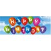 Biglietto Artebene Compleanno-Palloncini-21x8 cm