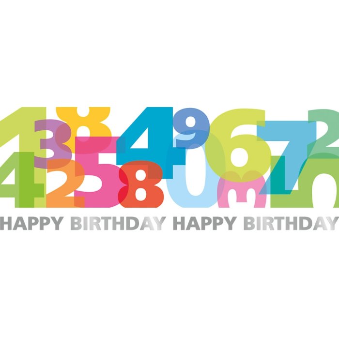 Carta Artebene in rilievo-compleanno-numeri-21x8 cm
