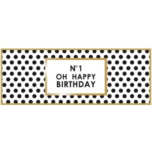 Biglietto in rilievo Artebene-Oh Buon Compleanno-21x8 cm