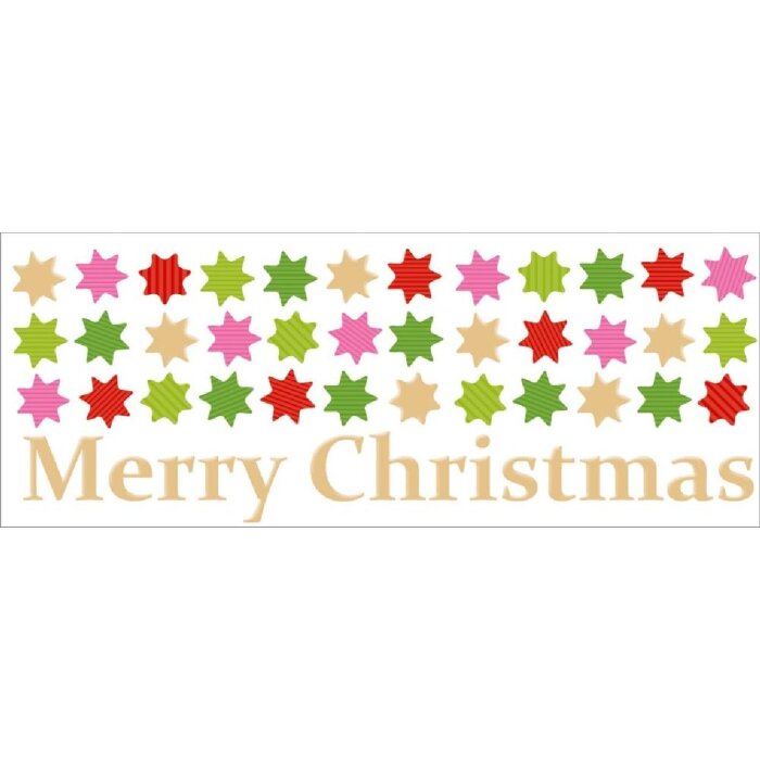 Artebene Card Embossing-Natale-Stelle-21x8 cm