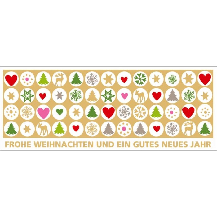 Carta dartista Foil-Natale-