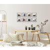 Cornice DIN A4 in legno Peppers argento