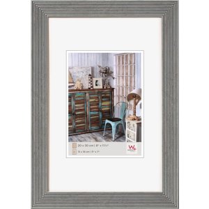 Cornice in legno Grado 30x40 cm argento