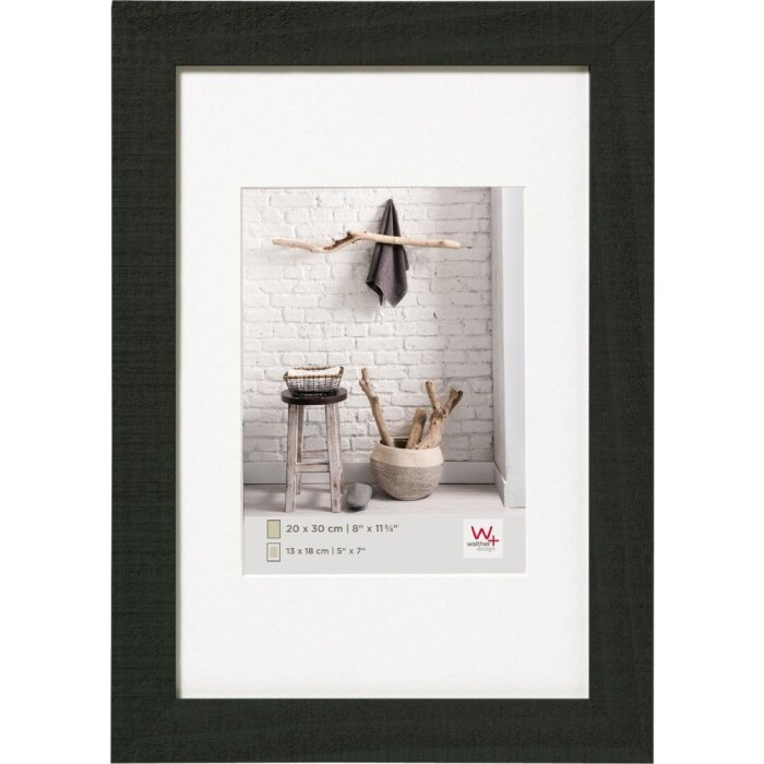 30x45 cm Telaio di legno nero HOME di Walther