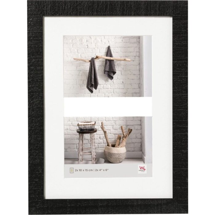 Walther Gallery Frame Home nero 2 foto 10x15 cm (28x36 cm)