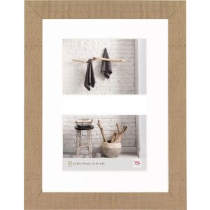 Walther Cornice in legno HOME beige marrone 2 foto 10x15 cm