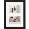 Walther Cornice da galleria in legno HOME nero 2 foto 13x18 cm