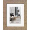 Walther Cornice in legno HOME beige marrone 15x20 cm con Passepaorut 10x15 cm