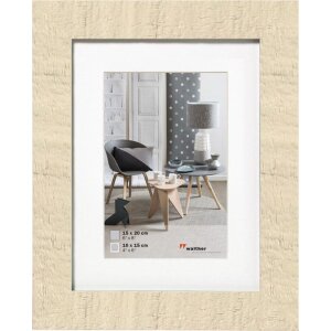 HOME Cornice in legno bianco crema nel formato 15x20 cm