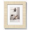 HOME Cornice in legno bianco crema nel formato 15x20 cm