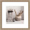 Cornice di legno casa 50x50 cm in beige marrone