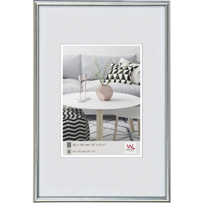 Walther Cornice di plastica Galeria 40x60 argento