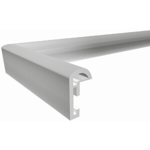 Walther Cornice di plastica Galeria 40x60 argento