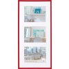 Walther Cornice in plastica New Lifestyle rosso 3 foto 10x15 cm