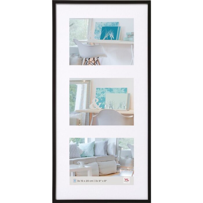 Walther Galleria Cornice New Lifestyle 3 Foto 15x20 cm nero