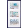 Walther Cornice in plastica New Lifestyle 3 foto 13x18 blu (26,2x51,5 cm)