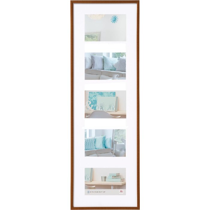 Walther Cornice da galleria in plastica New Lifestyle bronzo 5 foto 10x15 cm