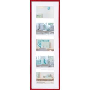 Walther Gallery Frame New Lifestyle 5 foto 10x15 cm rosso