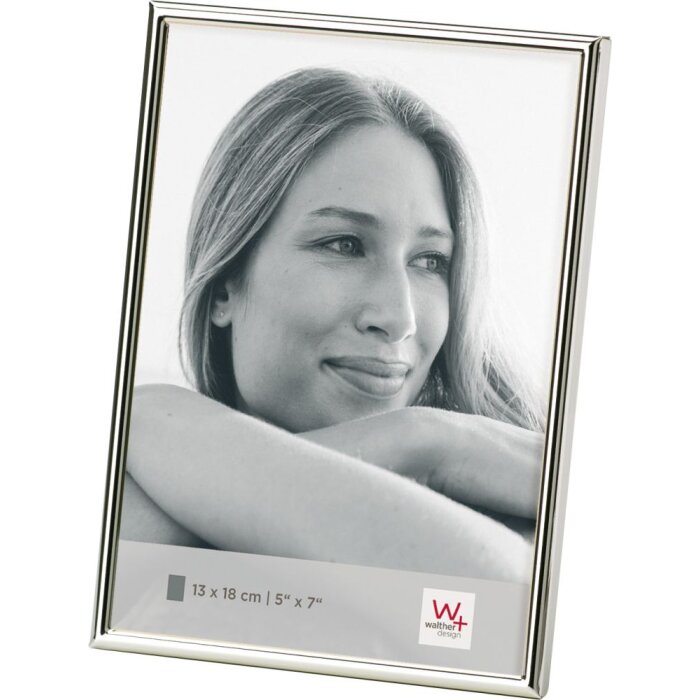 Walther Cornice per ritratto in metallo Chloe 13x18 cm argento