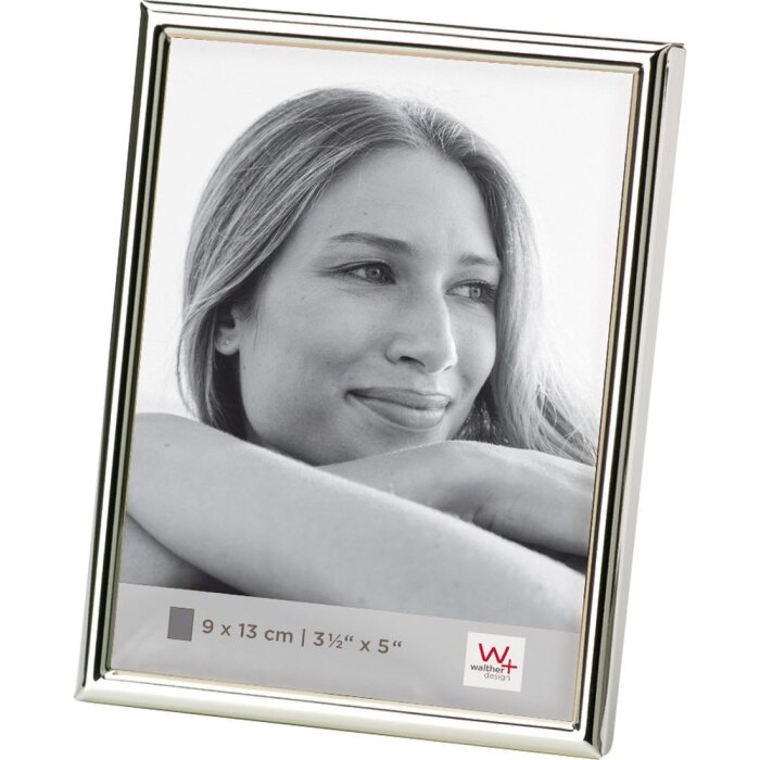 Walther Cornice per ritratto in metallo Chloe 9x13 cm argento lucido