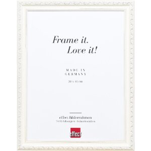 Cornice in legno Effect Profilo 37 Bianco 10x10 cm Vetro...