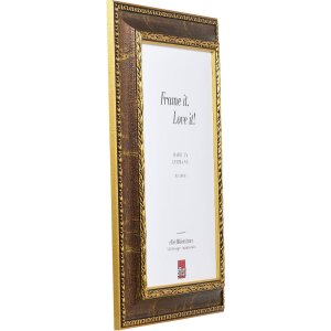 Cornice per foto in legno Effect Profilo 31 con vetro museale 7x10 cm marrone