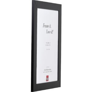 Cornice per foto in legno Effect Profilo 30 Nero 10,5x14,8 cm Vetro antiriflesso