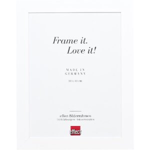 Cornice per foto Effect Profilo 30 Bianco 14,8x21 cm con...