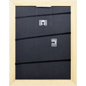 Cornice per foto in legno profilo 30 nera 50x75 cm vetro antireflex