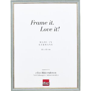 Cornice in legno Effect Profilo 25 Blu 25x50 cm con vetro...