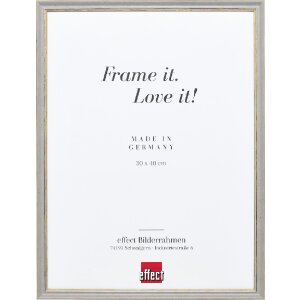 Cornice in legno Effect Profil 25 Grigio 25x50 cm con...