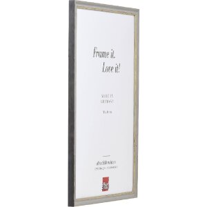 Cornice in legno Effect Profil 25 Grigio 25x50 cm con vetro acrilico