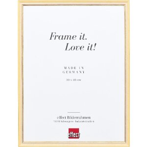 Cornice in legno Effect Profilo 25 Giallo 25x50 cm con...