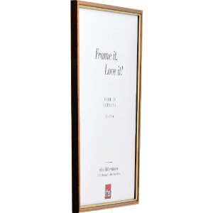 Cornice per foto in legno Effect Profilo 23 Miele 25x50 cm con vetro museale
