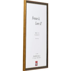 Cornice per foto in legno Effect Profil 22 Nocciola 25x50 cm con vetro museale