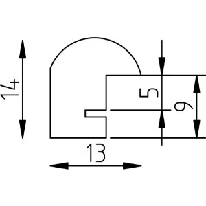 Cornice per foto in legno Effect Profil 20 Marrone Scuro 40x60 cm Vetro Antiriflesso