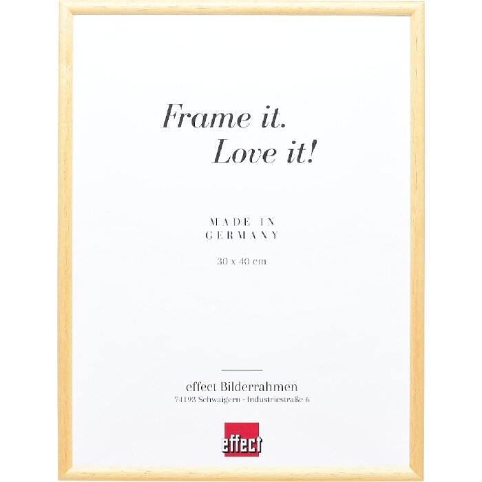 Cornice per foto in legno Effect Profil 20 natur 40x60 cm Vetro antiriflesso