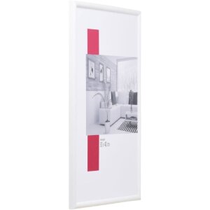 Cornice per foto in legno Effect Profil 20 Bianco 40x60 cm Vetro antiriflesso
