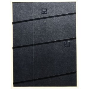 Cornice per foto in legno Effect Profilo 20 Nero 40x60 cm Vetro antiriflesso