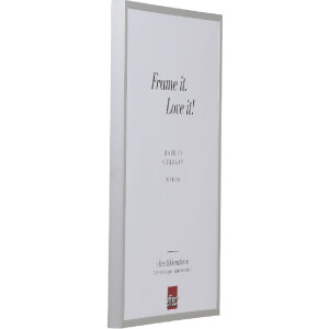 Cornice per foto in alluminio Effect Serie 2 Argento 60x60 cm con vetro museale