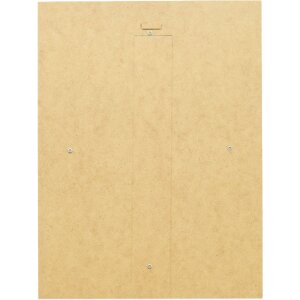 Retrofondo grezzo in MDF Effetto 50x100 cm Marrone