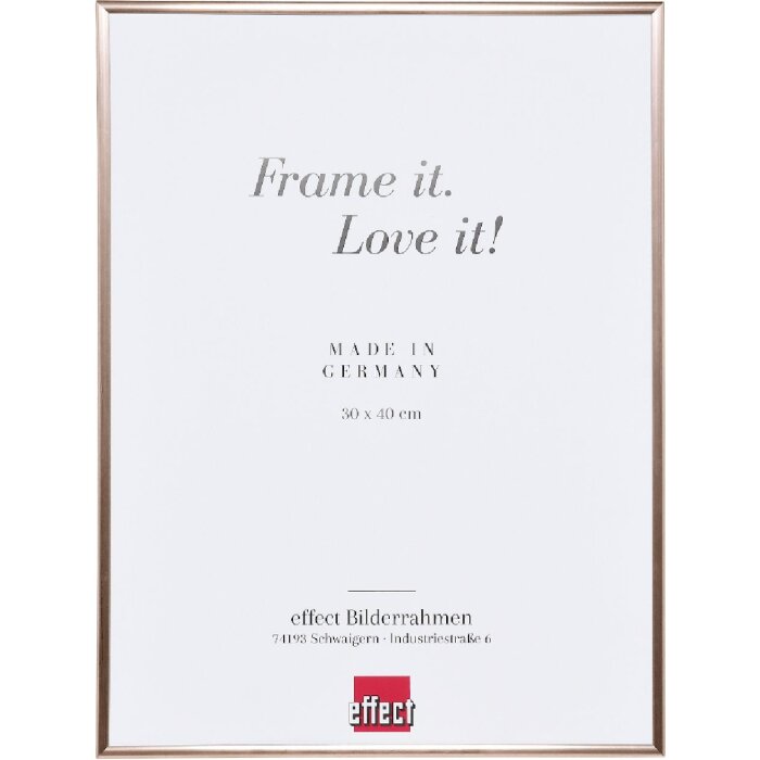 Cornice per foto Effect Art 30,5x91,5 cm rosa vetro museale