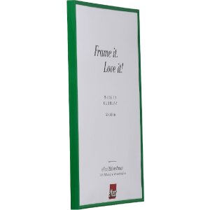 Cornice in plastica Effect Art 10x10 cm verde con vetro museale