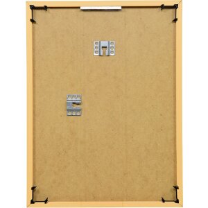 Cornice per foto Effect 10x10 cm gialla con vetro museale e supporto a parete