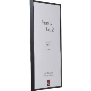 Cornice per foto Effect in plastica 37x98 cm Grigio con vetro artificiale