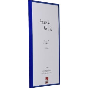 Cornice per foto in plastica Effect Art 37x98 cm blu con vetro decorativo